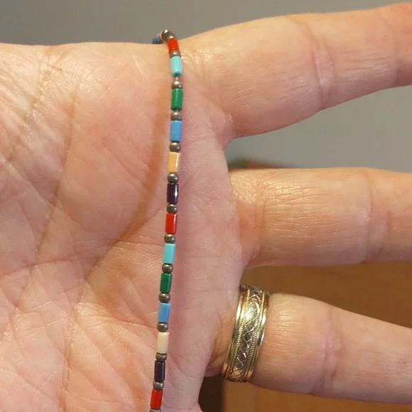 3/$10 Multicolor Beaded Necklace - Picture 2 of 3